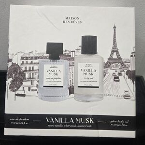 Maison Des Reves Vanilla Musk Gift Set Parfum Spray & Body Oil